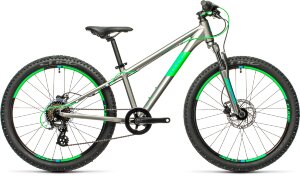 Велосипед cube acid 240 disc grey-neongreen 2021