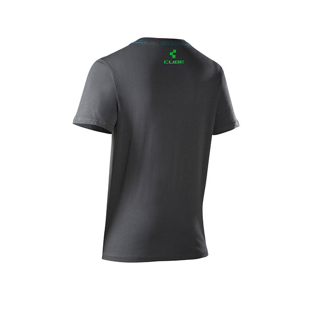 Футболка CUBE T-Shirt Classic anthracite´n´green (Размер XL)